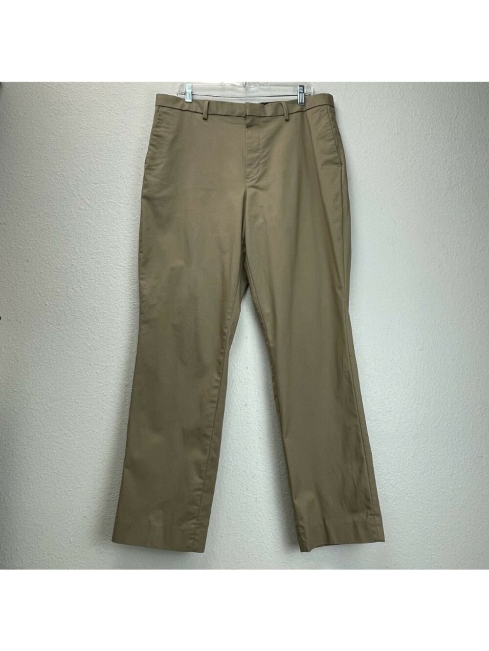 Banana Republic Pants Men's Sz 34 x 32 Chino Straight Standard Fit Khaki Brown